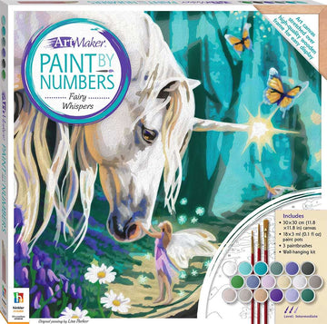  Paint-by-Numbers for Kids Ages 8-12 - Acrylic Paint Set, Paint  by Numbers, Glow in The Dark, DIY Craft, Include 3 Canvas Framed with 30  Pots, 5 Brushes, Horse Paint by Number