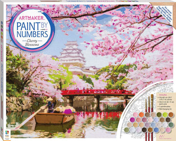 Art Maker Paint by Numbers Canvas Himeji Castle