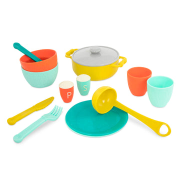 B. Deluxe Cooking Set  Play Kitchen Accessories 33pc