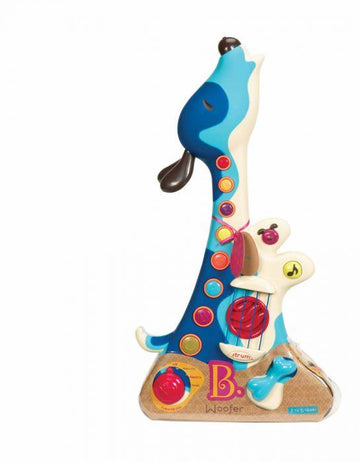 B. Woofer, is an amazing musical instruments toys for girls and boys.