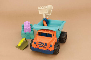B. Sand Truck is an amazing beach toys to help boys build their next sandcastle.