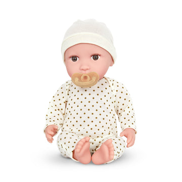 Babi 14" Baby Doll w/ PJs & Ivory Hat