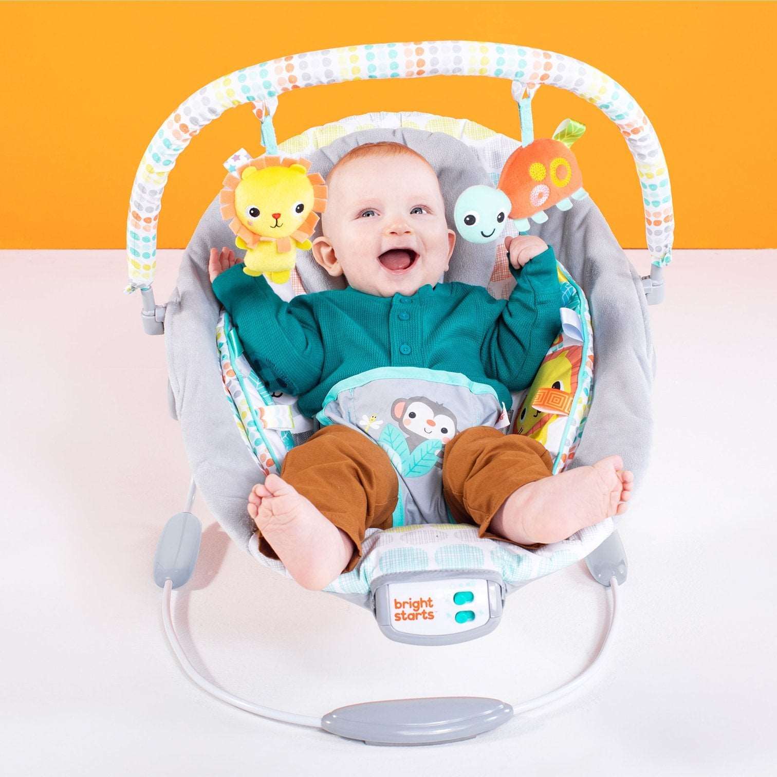 Bright Starts Cradling Bouncer Whimsical Wild - Main Image