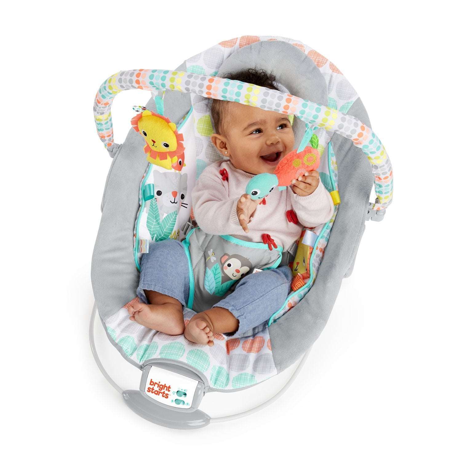 Bright Starts Cradling Bouncer - Whimsical Wild