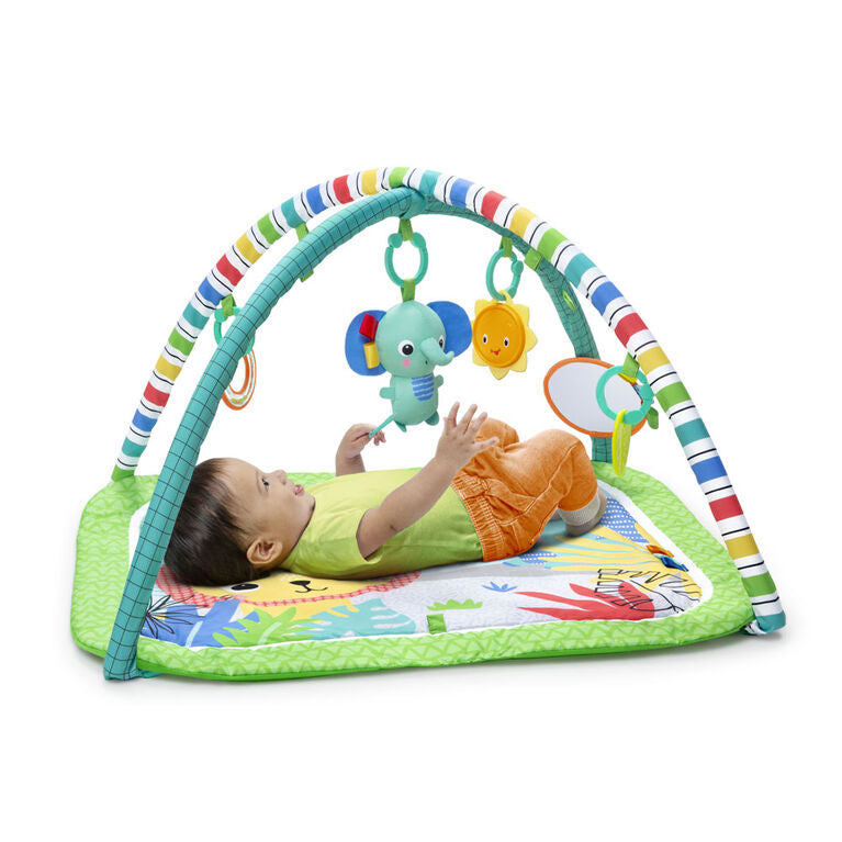 Bright starts 5 in 1 swingin safari activity best sale gym