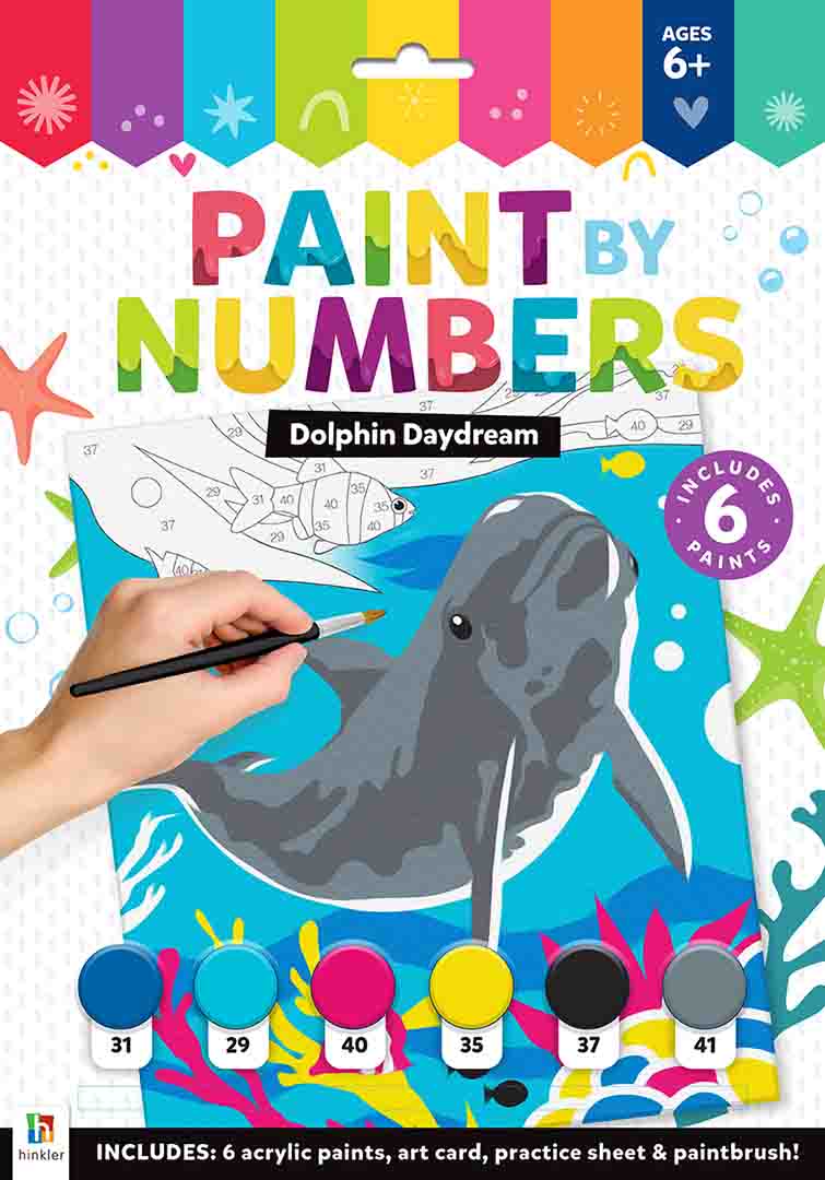 Paint by Numbers: Dolphin Daydream The Toy Wagon