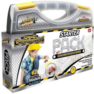 Construct IT Starter Case - DIY collectable 3 Piece Mystery Models Pack
