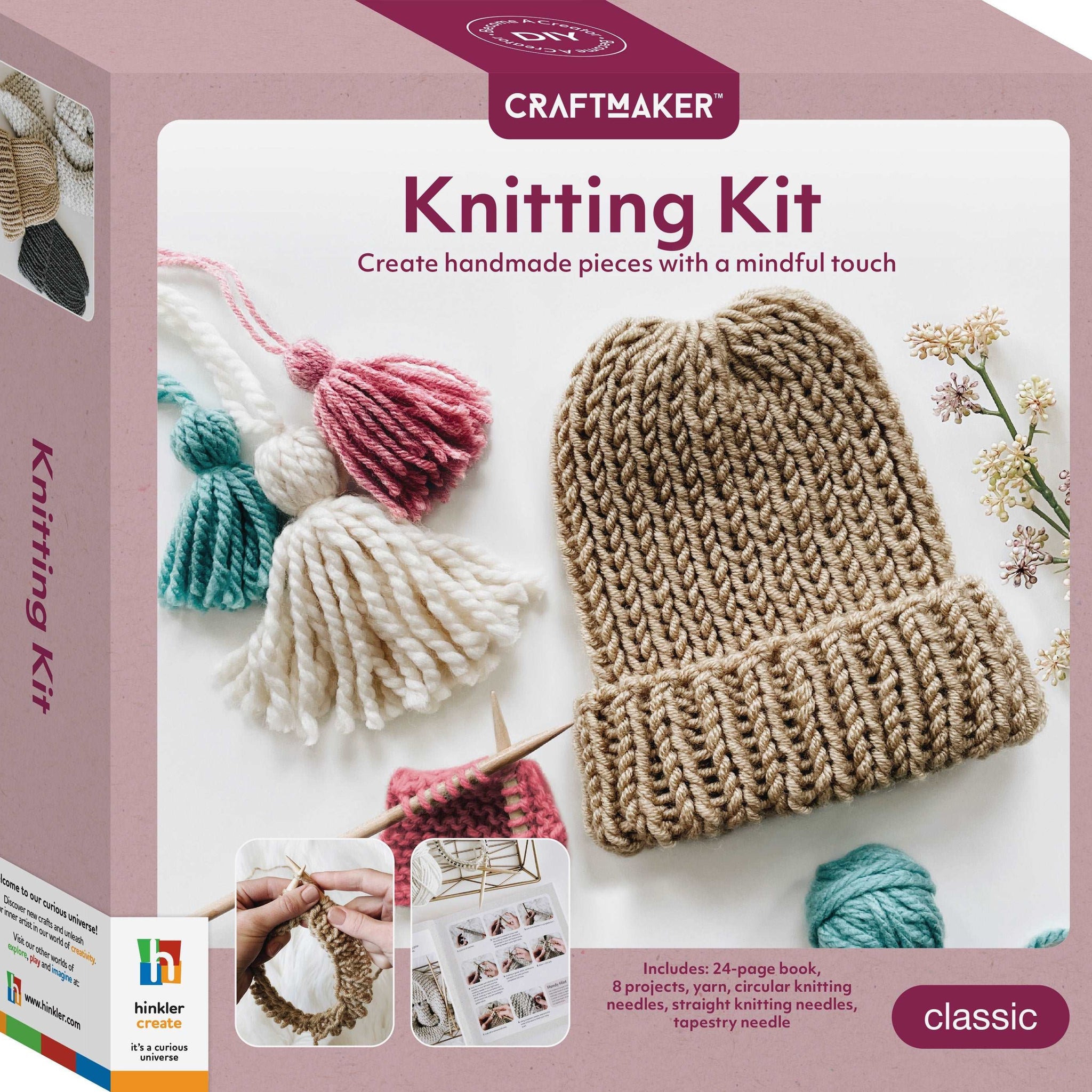 Craft Maker Classic Knitting Kit