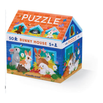 Crocodile Creek 50pc House Puzzle Bunny House