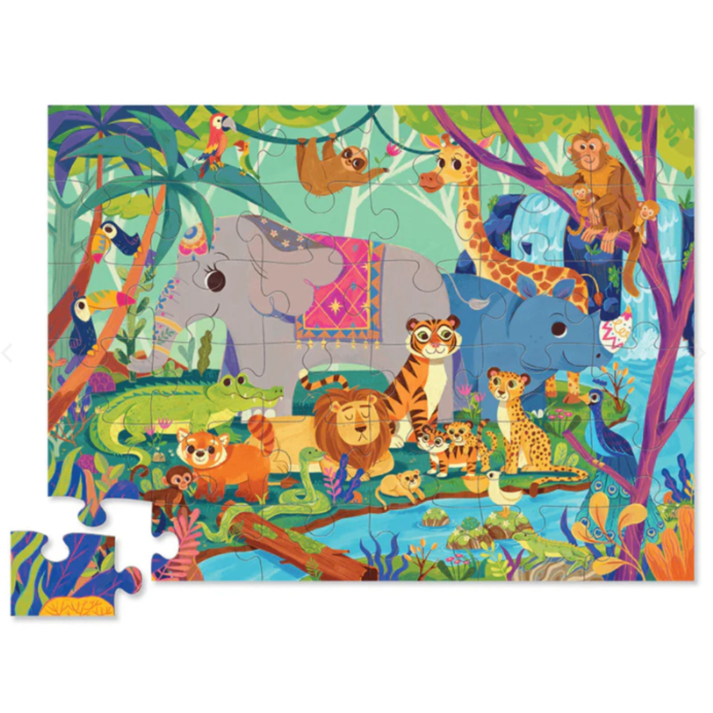 Crocodile Creek 36pc Puzzle In the Jungle