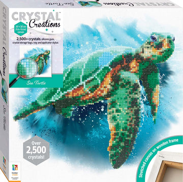 Crystal Creations Canvas: Sea Turtle