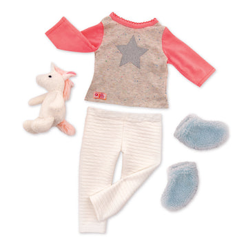 Our Generation Regular Outfit - Unicorn Pyjama Outfit