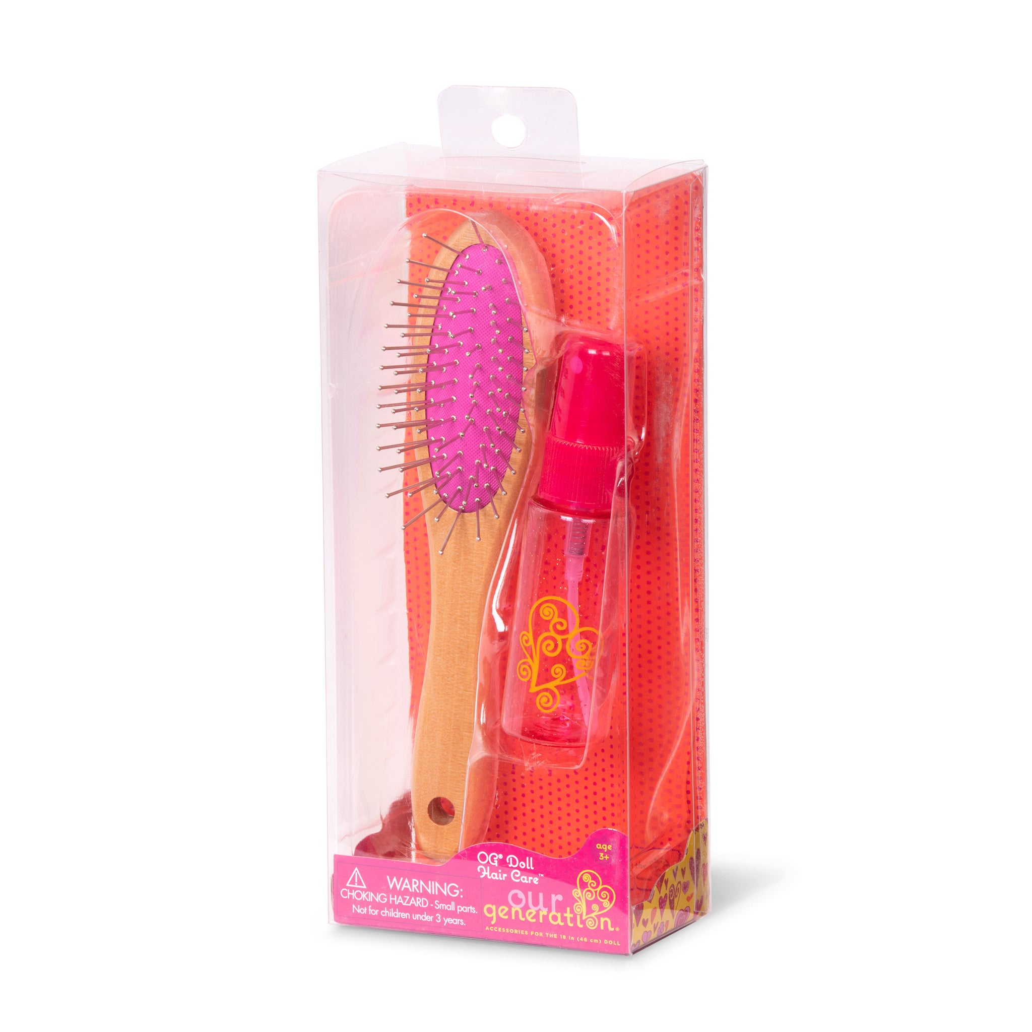Our Generation Accessory - Hair Brush & Spray Bottle Set is an amazing doll accessory for creative play for young girls The Toy Wagon