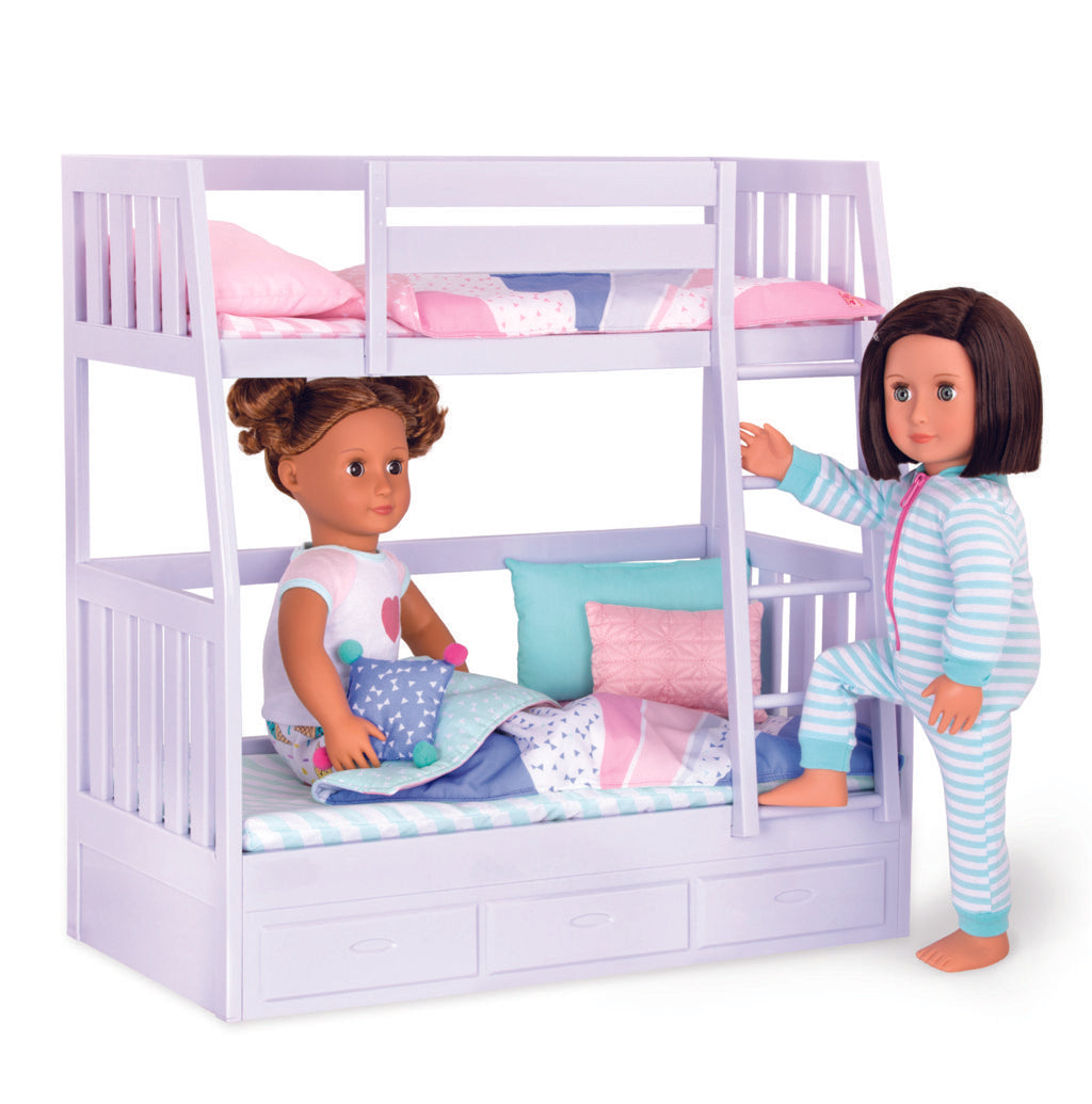Our Generation Accessory - Bunk Bed is an amazing doll accessory for creative play for young girls The Toy Wagon