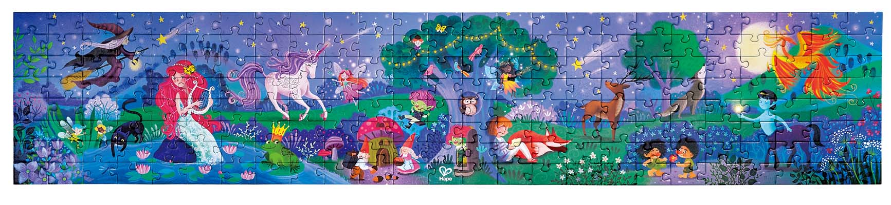 Hape 200pc Magic Forest Puzzle Glowing 1.5m
