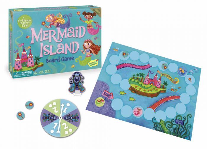 Peaceable Kingdom Cooperative Game - Mermaid Island is the perfect board game that is a fun tool that helps children and keeps them entertained. 