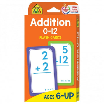 School Zone Flash Cards : Addition educational activity book for kids The Toy Wagon