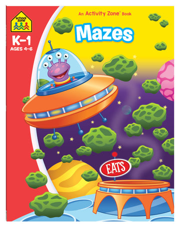 School Zone Mazes Activity Zone educational activity book for kids The Toy Wagon