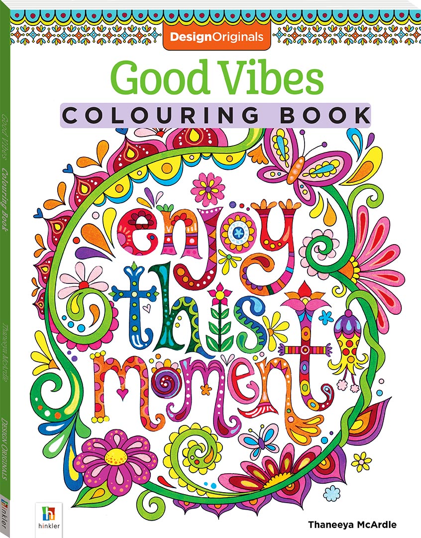 Design Originals Colouring & Activity Book Series 2 Good Vibes The Toy Wagon