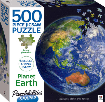 Puzzlebilites Shaped 500pc Earth