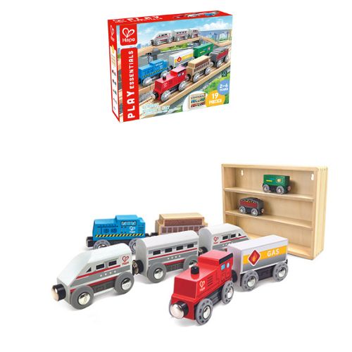 Hape Portable Train Station Set - NZ
