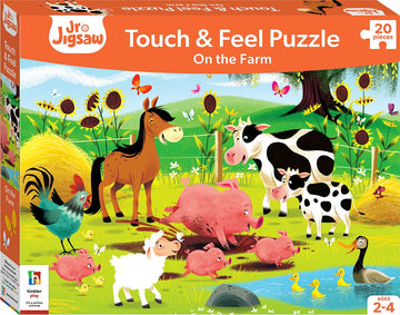 Junior Jigsaw Touch and Feel 20pc Puzzle: On the Farm