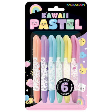 Kaleidoscope 6 Kawaii Pastel Markers