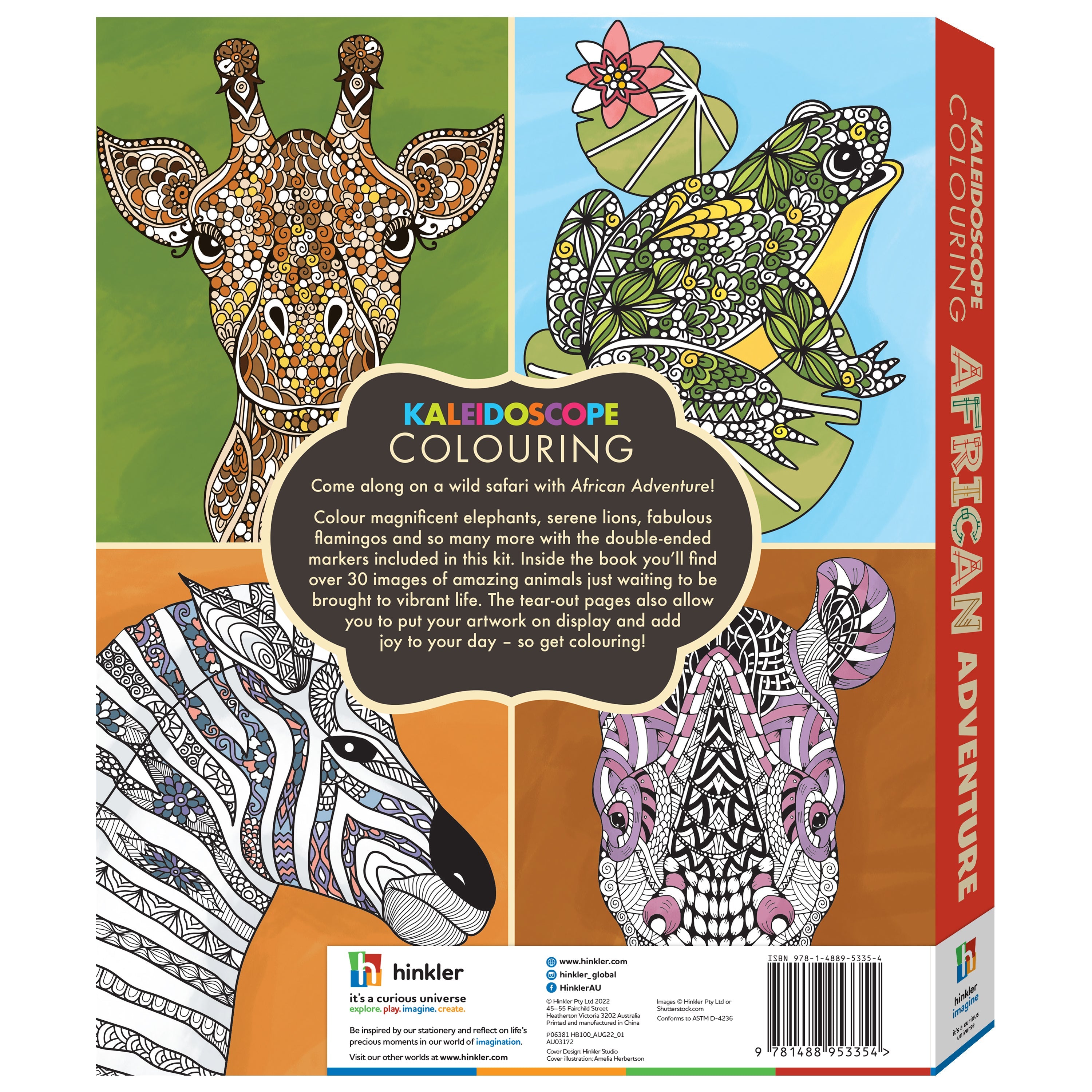 Kaleidoscope Colouring Kit: African Adventure