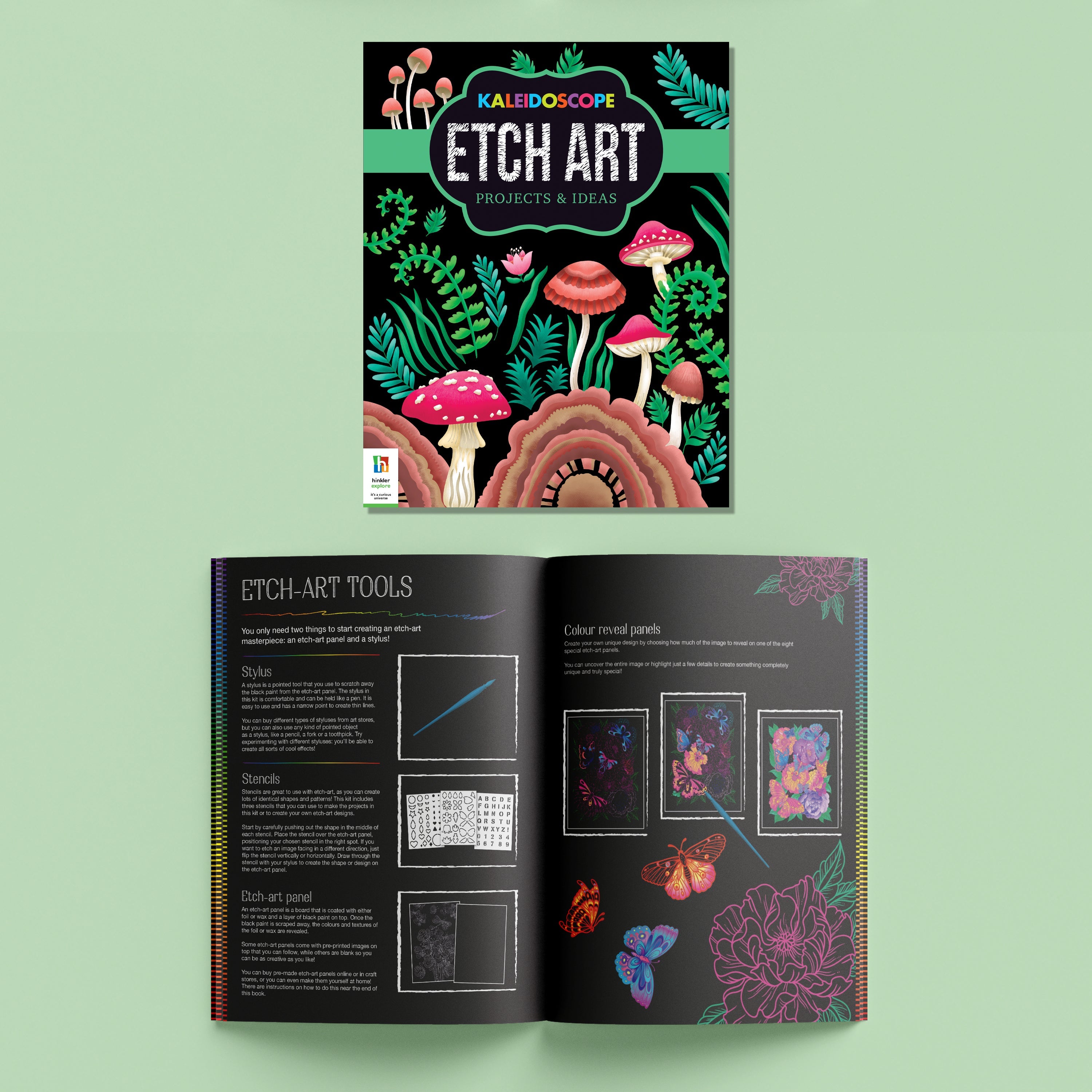 Kaleidoscope Etch Art Creations Brilliant Nature