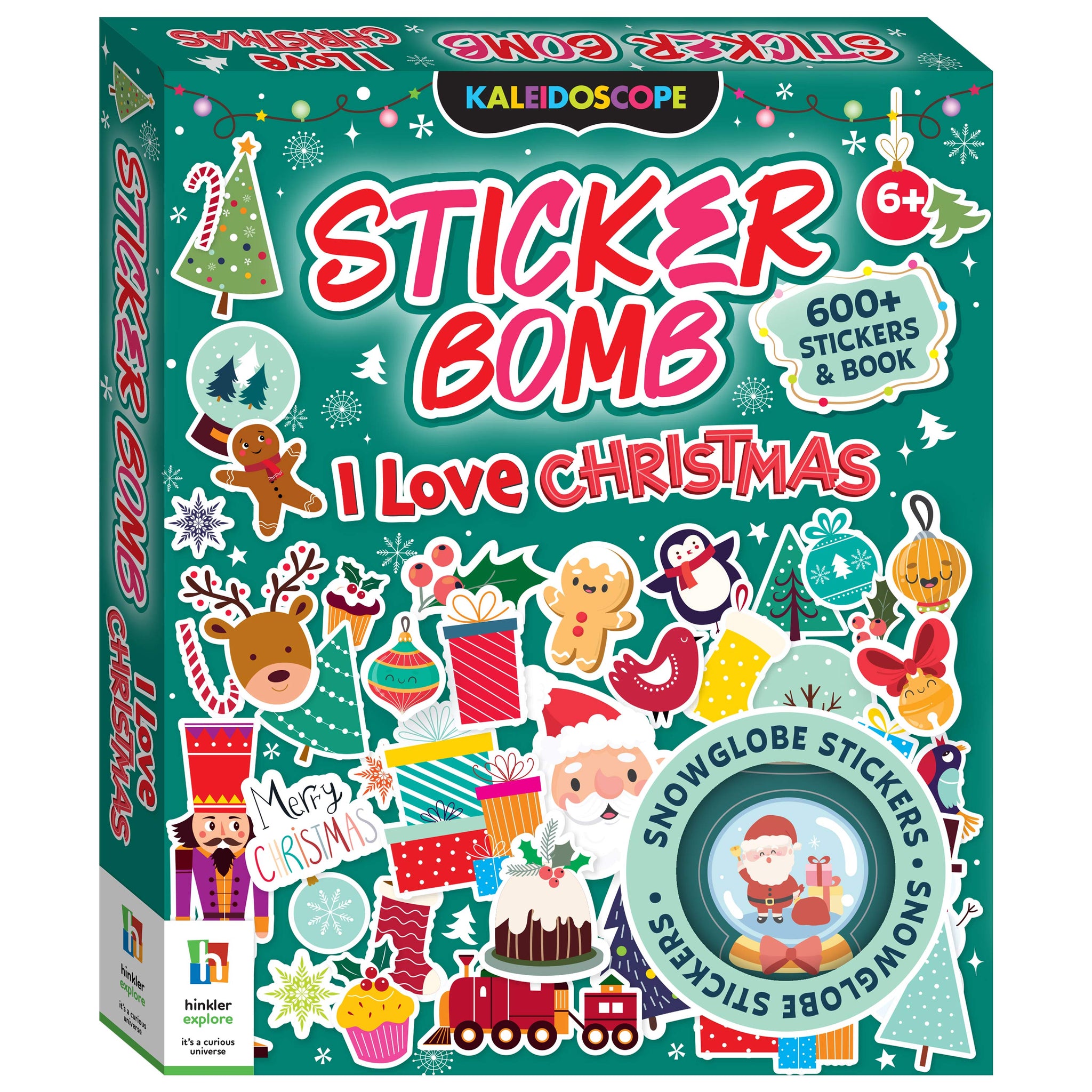Kaleidoscope Sticker Bomb I Love Christmas!