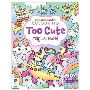 Kaleidoscope Sticker Colouring Too Cute Magical World
