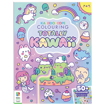 Kaleidoscope Sticker Colouring: Totally Kawaii