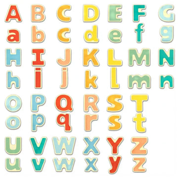Heap Magnetic Alphabet letters
