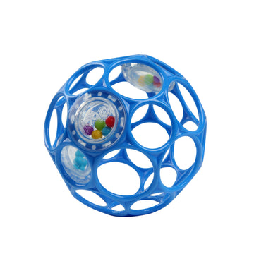 O Ball 4" Rattle - Blue - The Toy Wagon