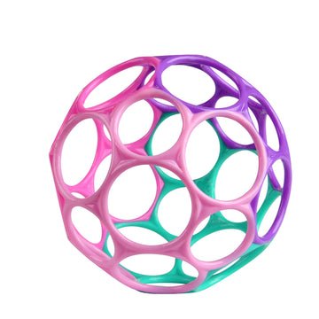 O Ball 4" - Pink is a award-winning flexible design allows babies of all ages to grip, catch, and throw a ball with ease.