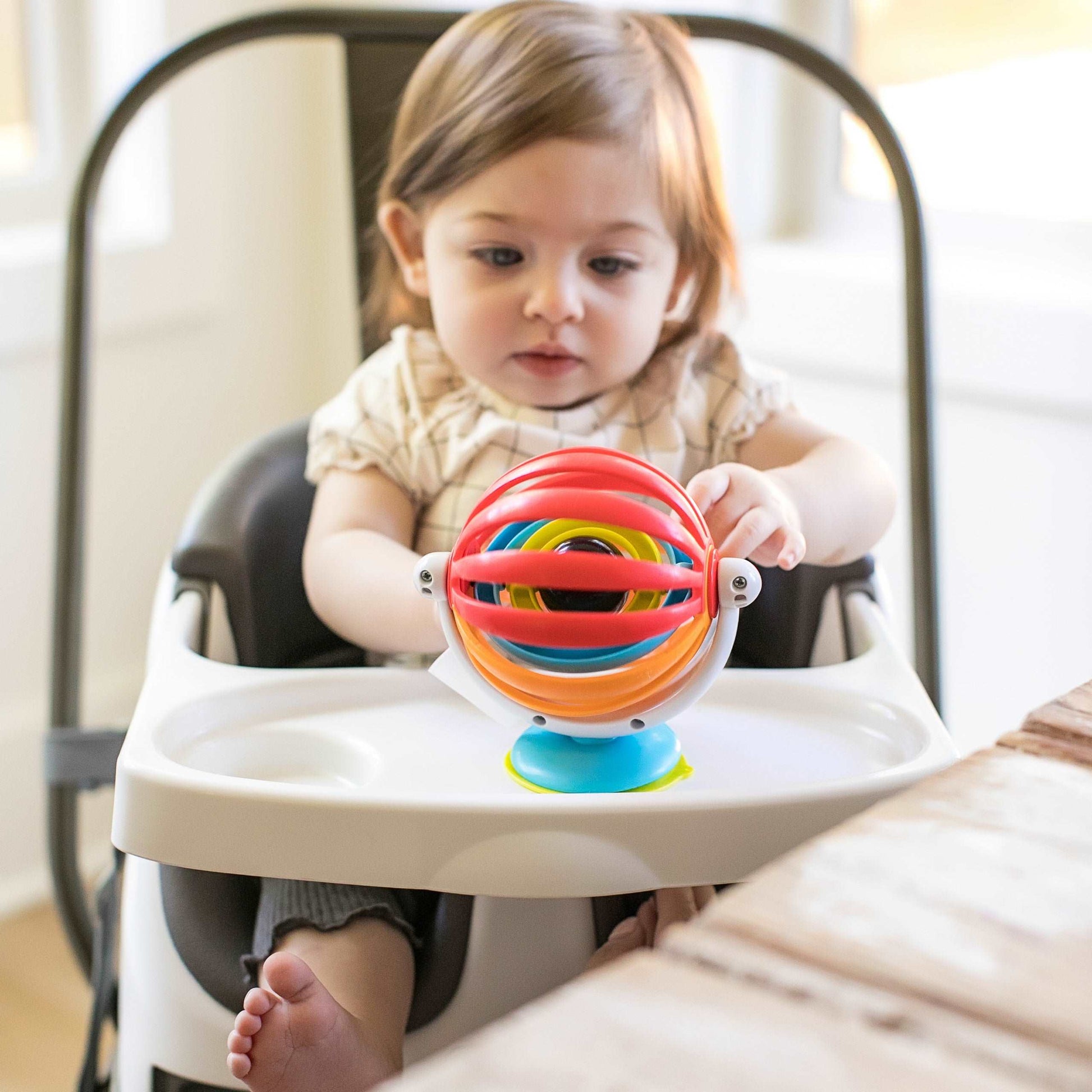 Baby Einstein Sticky Spinner suction toy for little fingers The Toy Wagon