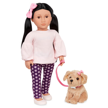 Our Generation 18 Doll w/ Pet - Safie & Ginger