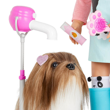 Our Generation Accessory - 6" Hair Play Lhasa Dog