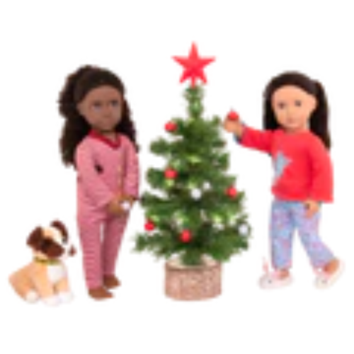 Our Generation Accessory Merry Bright Holiday Tree