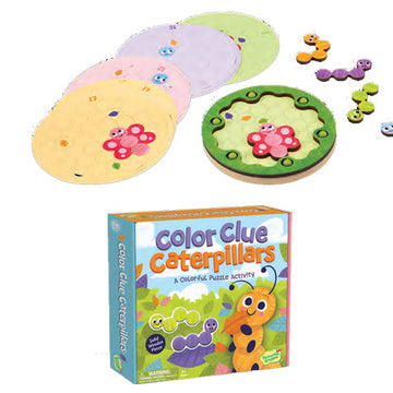 Peaceable Kingdom Game Color Clue Caterpillars