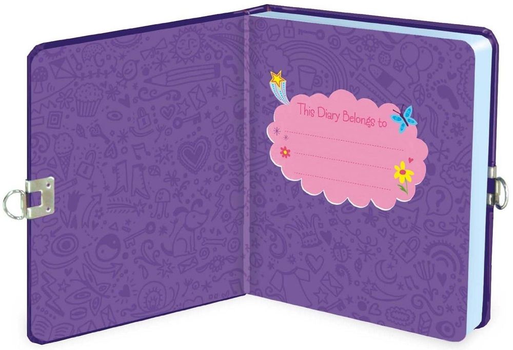 Peaceable Kingdom Lockable Diary Secrets, Dreams, Wishes