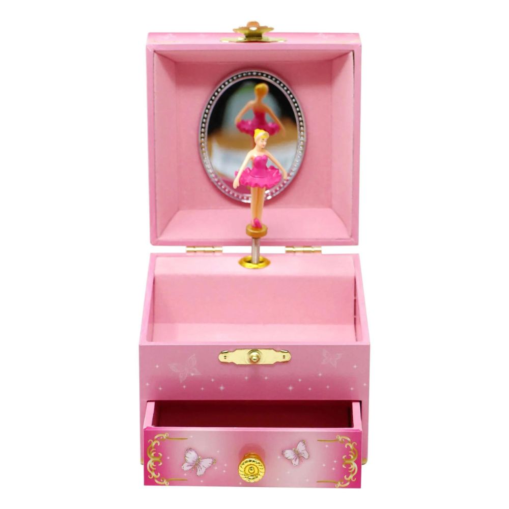 Pink Poppy Ballet Small Musical Jewellery Box