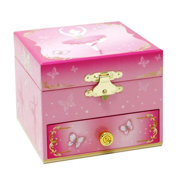 Pink Poppy Ballet Small Musical Jewellery Box