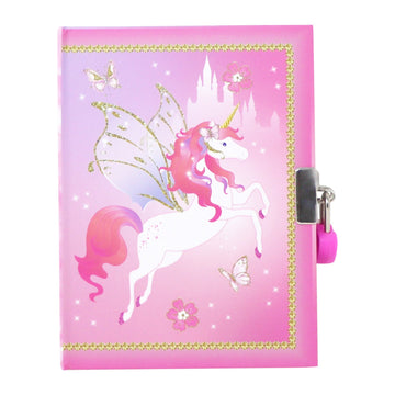 Pink Poppy Lockable Diary Scented Unicorn Princess