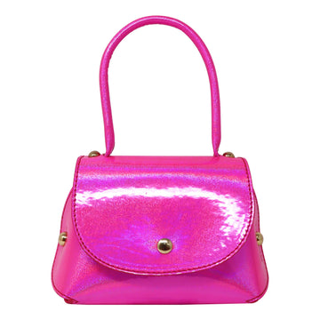 Pink Poppy Vibrant Vacation Press Lock Mini Bag