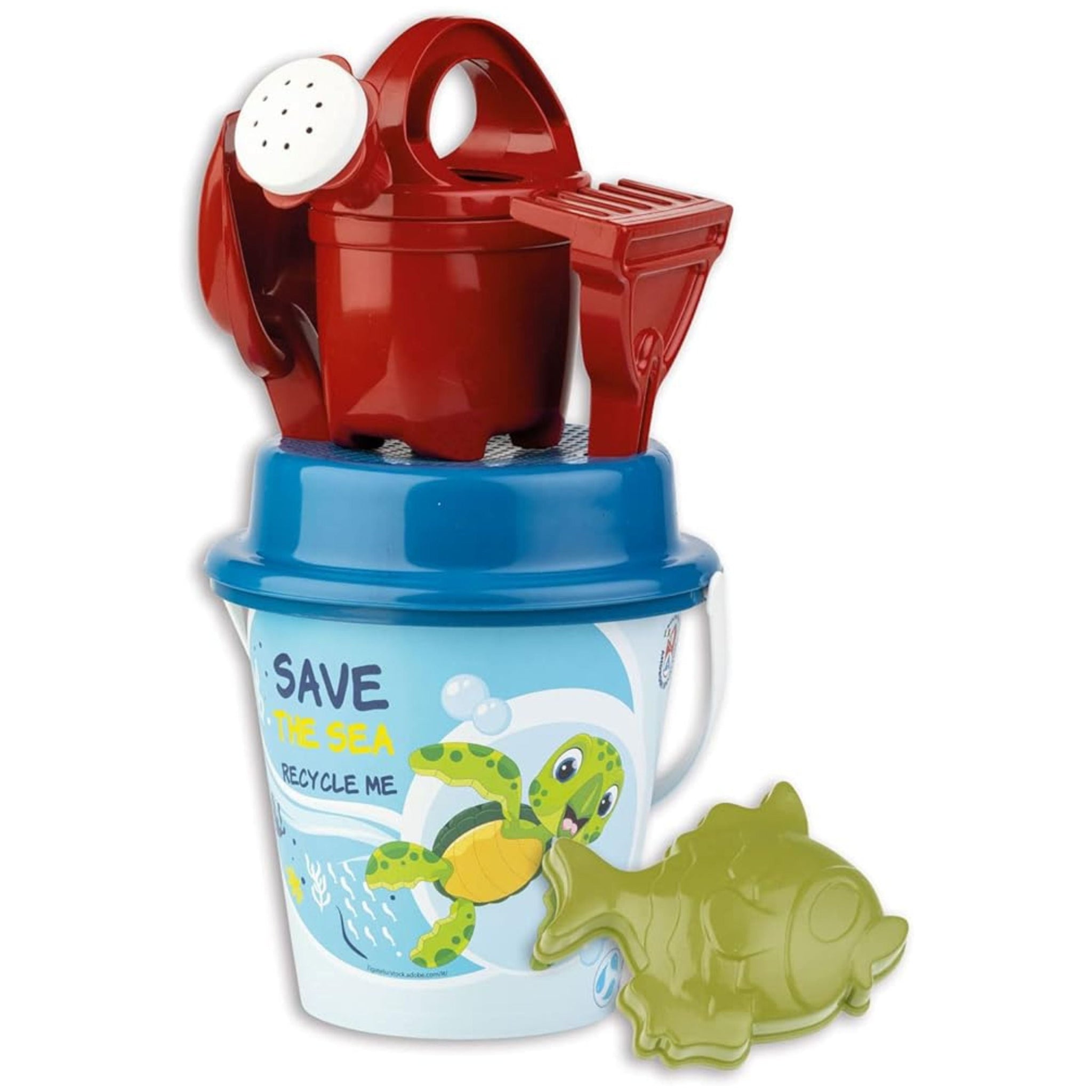 Recycled - Save the Forest & Save the Sea Bucket Set 2 Assorted: Panda / Turtle