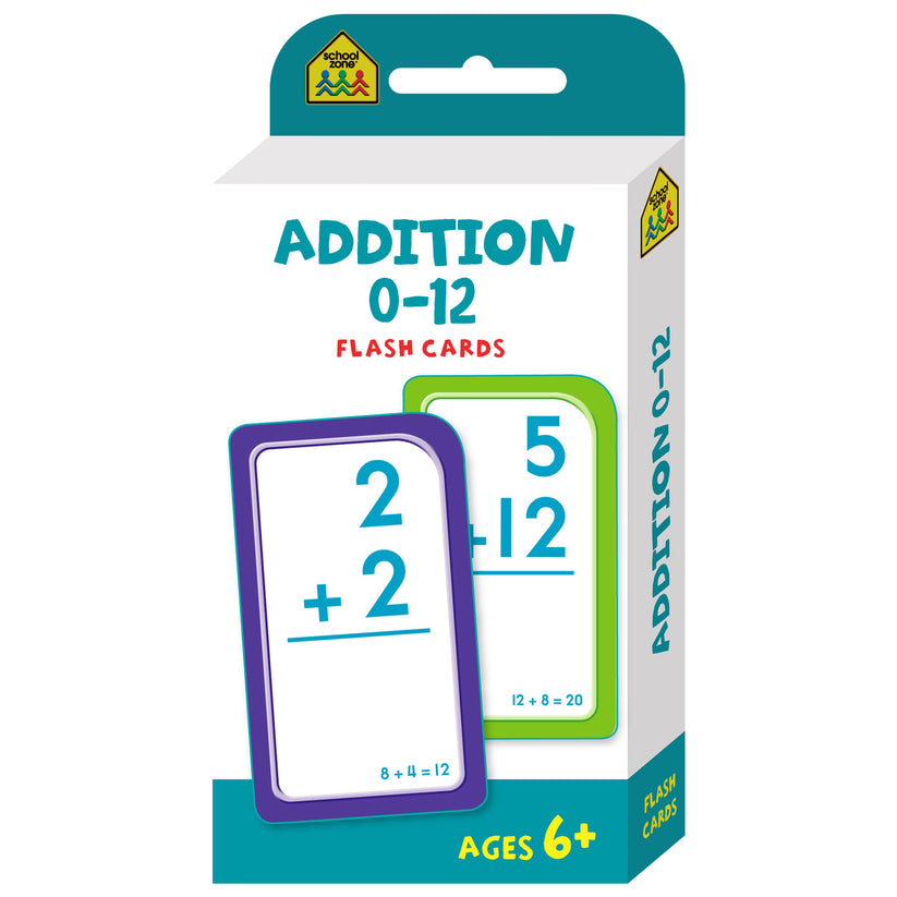 School Zone Flash Cards Addition 0â€“12