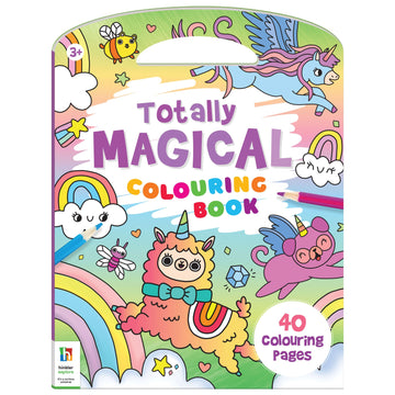 Shaped Colouring Books with Handle: Magical World Colouring Book