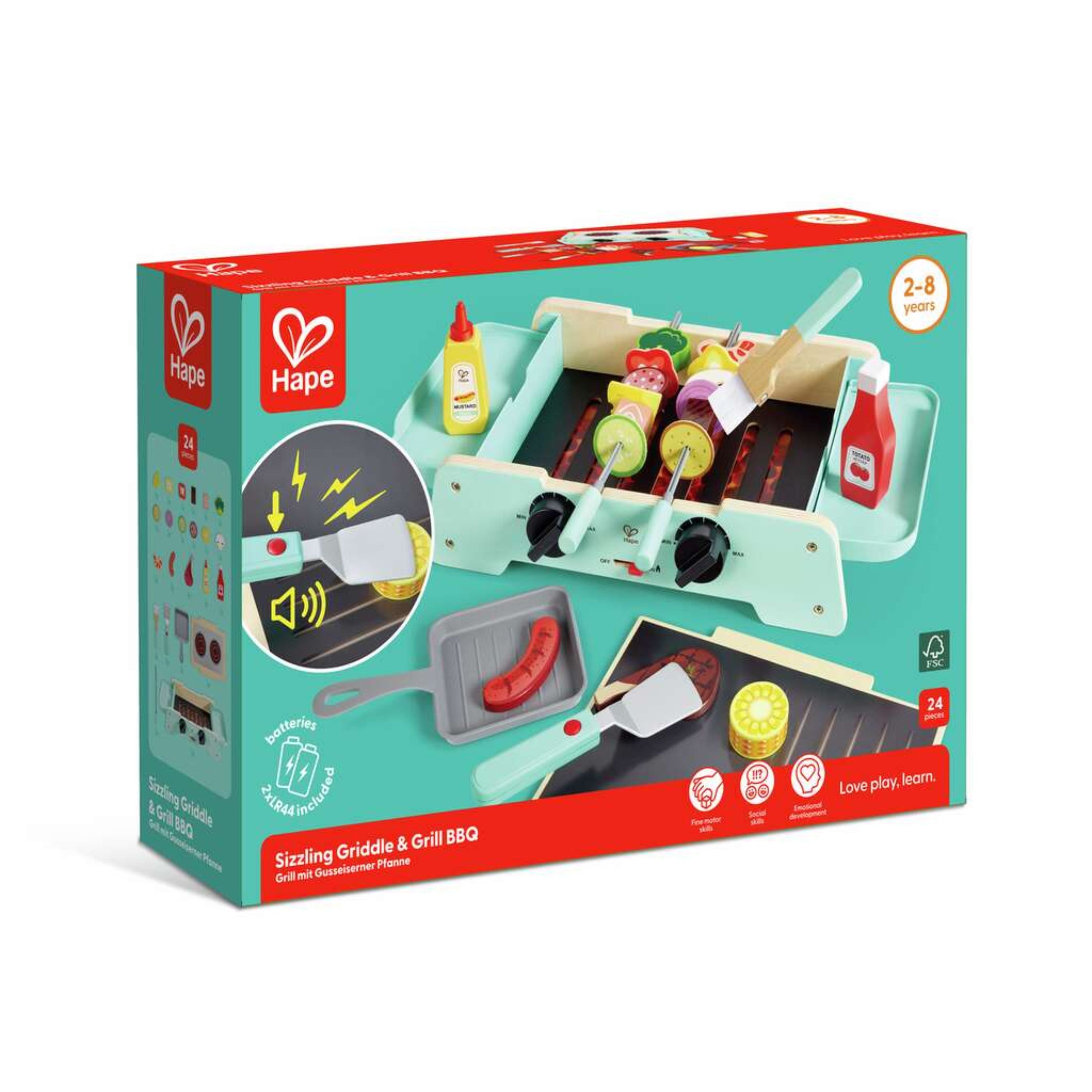 Hape Sizzling Griddle Grill BBQ