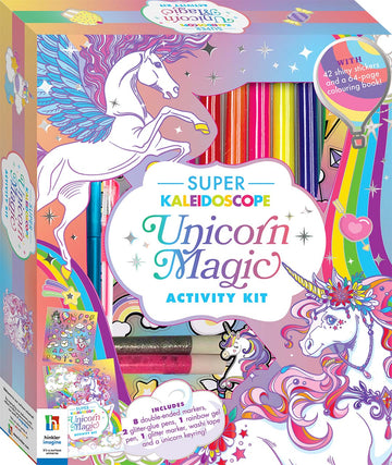Super Kaleidoscope Kit Unicorns Colouring Kit and more